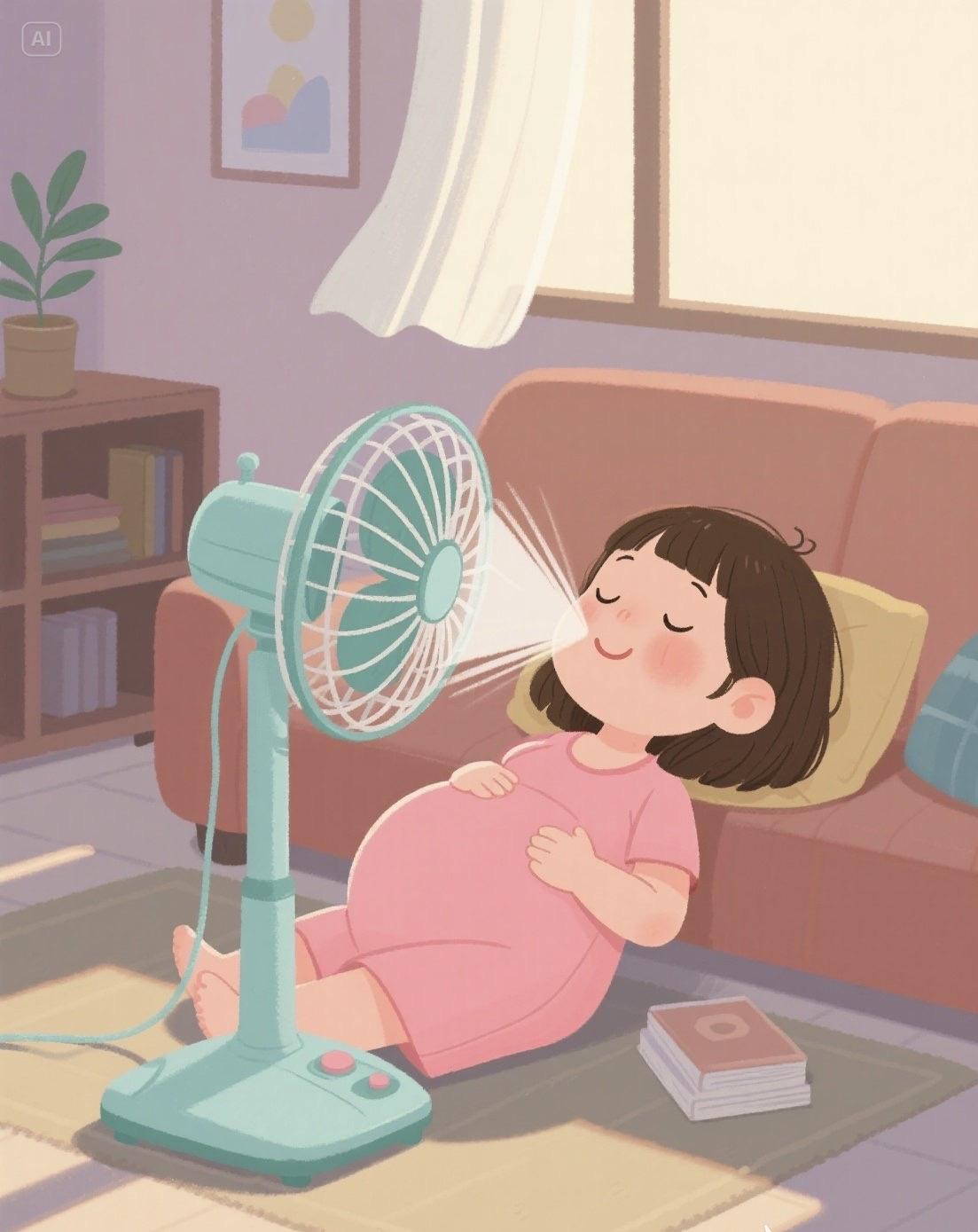 一孕傻三年，这句话一点都没得错。今天就发生在我身上了。

早上暴雨停后，和我妈妈