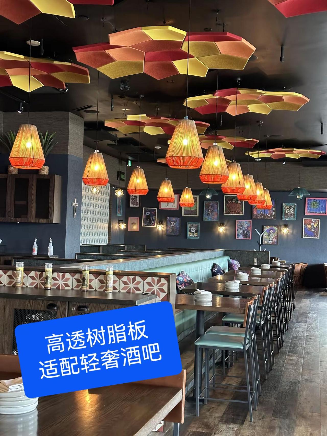 酒吧氛围天花板！高透树脂板太懂浪漫了🥂谁懂啊家人们！用树脂板改造的酒吧，氛围感