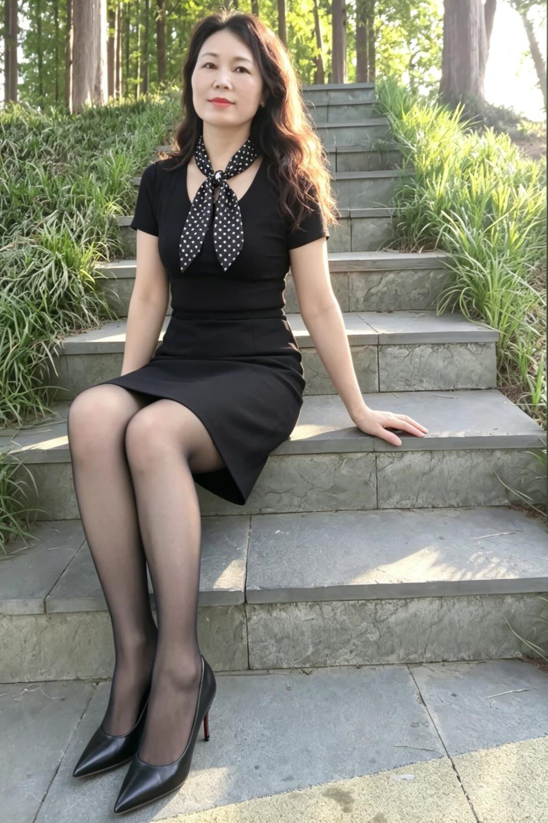 优雅的女人，气质如兰。