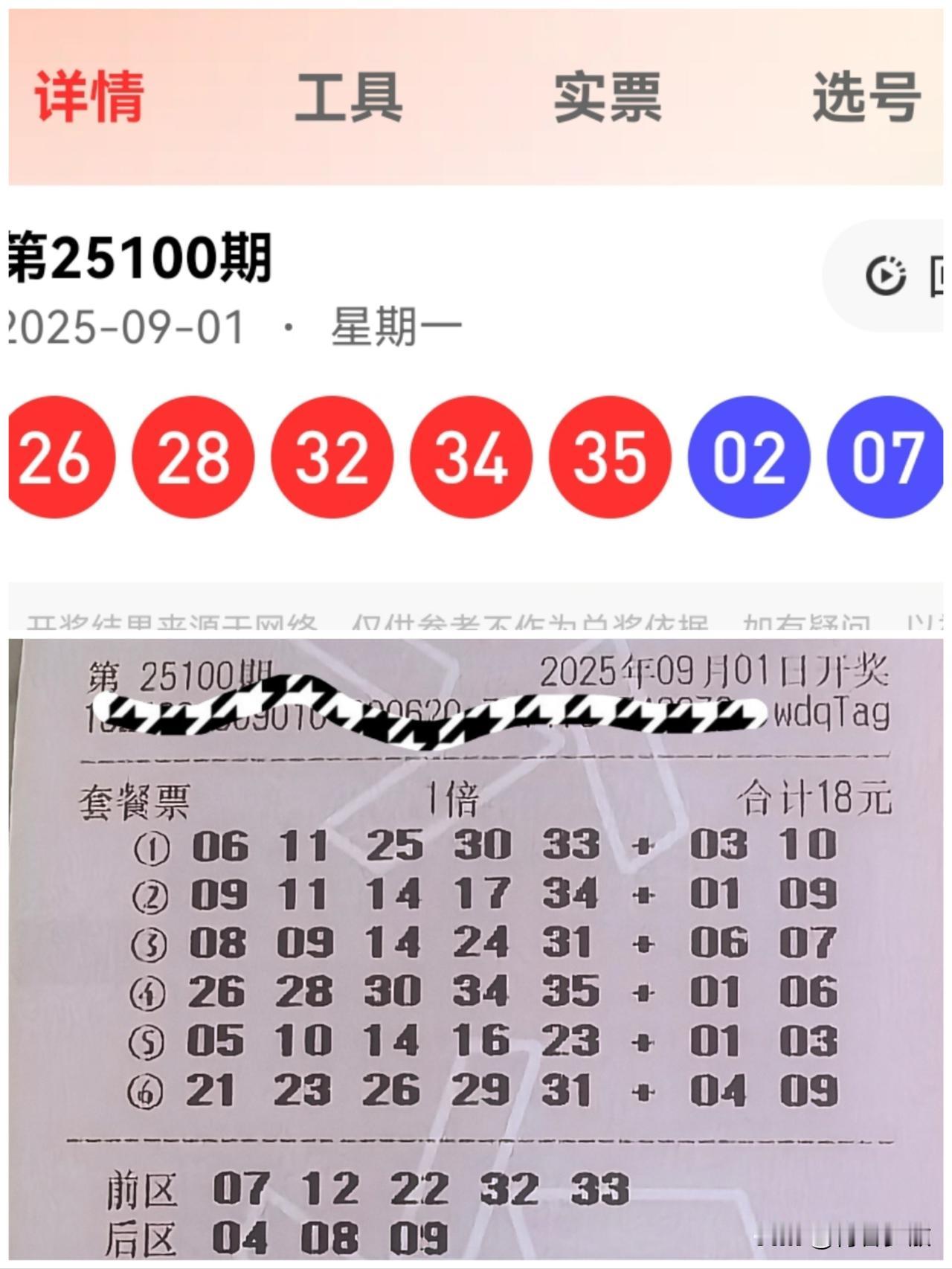 还以为中了，白高兴一场
彩票中奖 彩票接好运