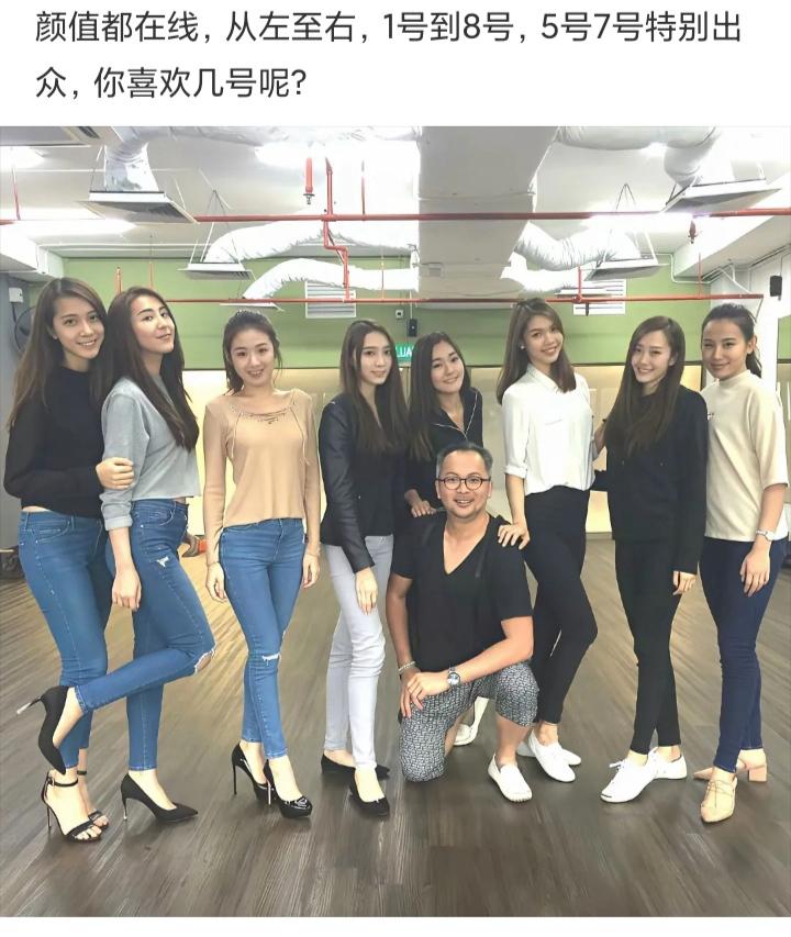 颜值都在线，你喜欢几号呢