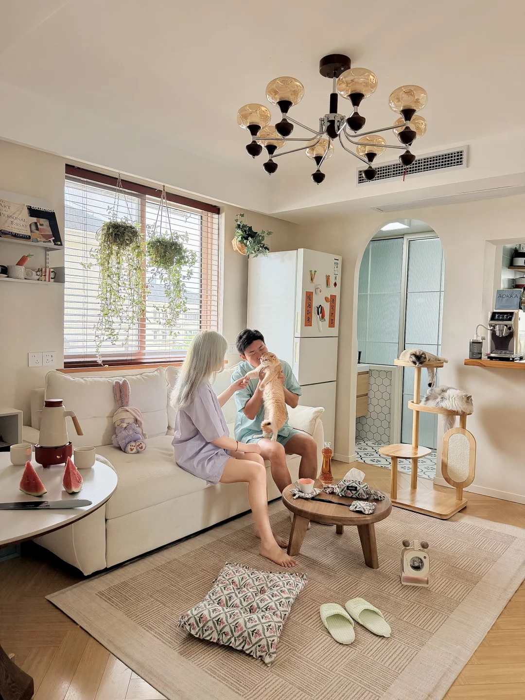 恭喜我，和老公还有三只小毛孩有家🏡啦！