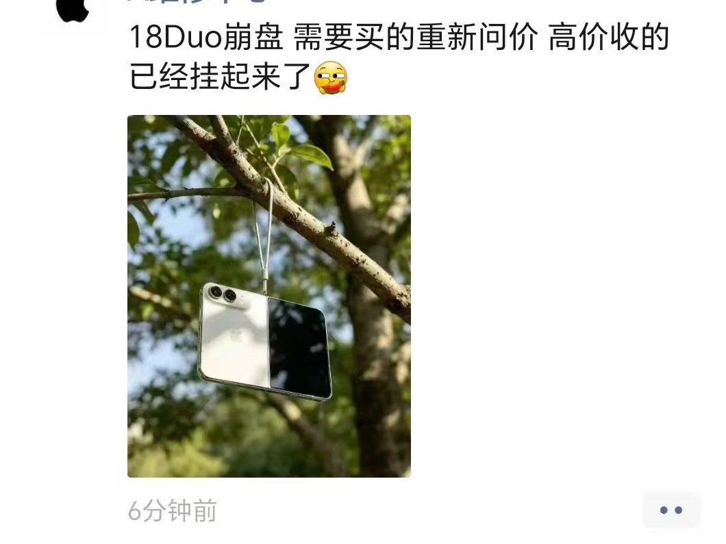 加价 2000 都算好的iPhone  Duo 目前的形势就是首发 256GB 