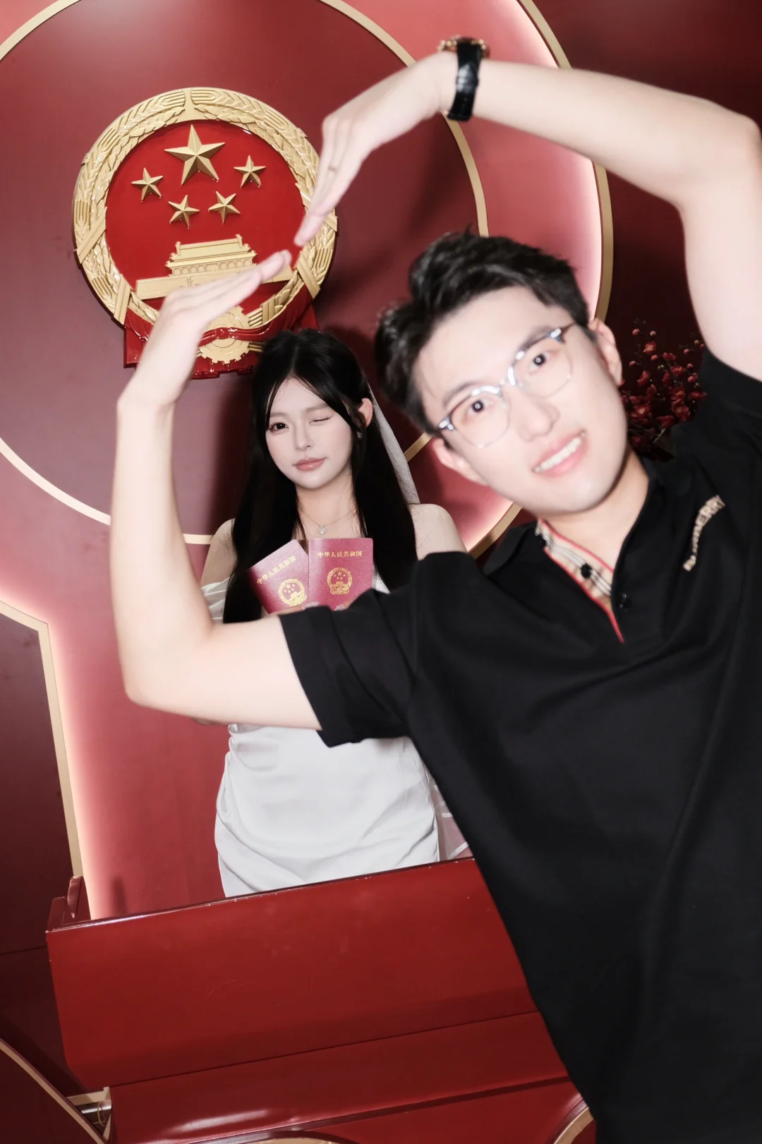 ♡+♡=♡² 领证那天❤️💍