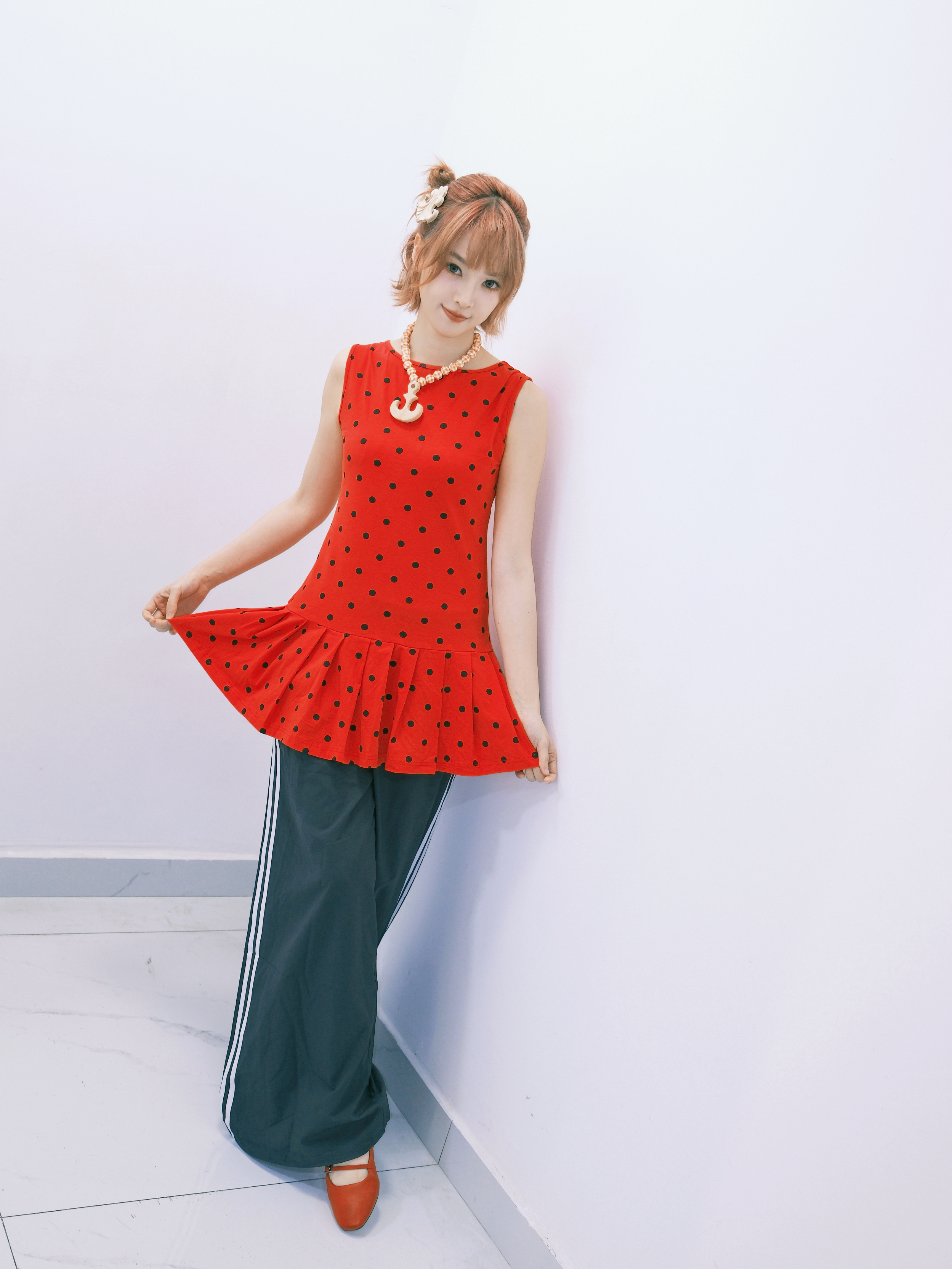 黄灿灿为防恶剪每天换发型好可爱的黄灿灿，为了防止恶剪每天都在换发型，也是很努力了