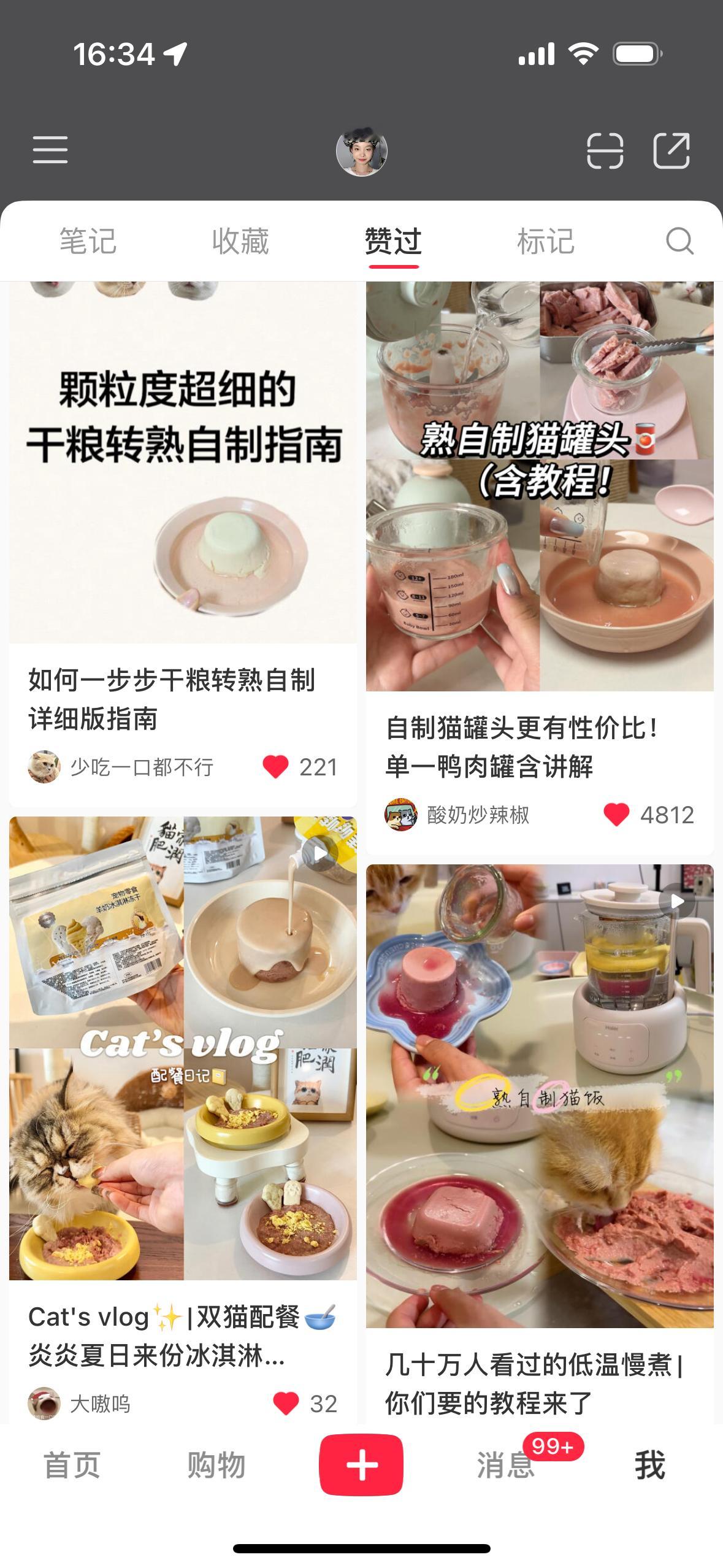 学了一晚上自制猫饭后……[裂开] 主打一个苦了自己也能苦了孩子 ​​​