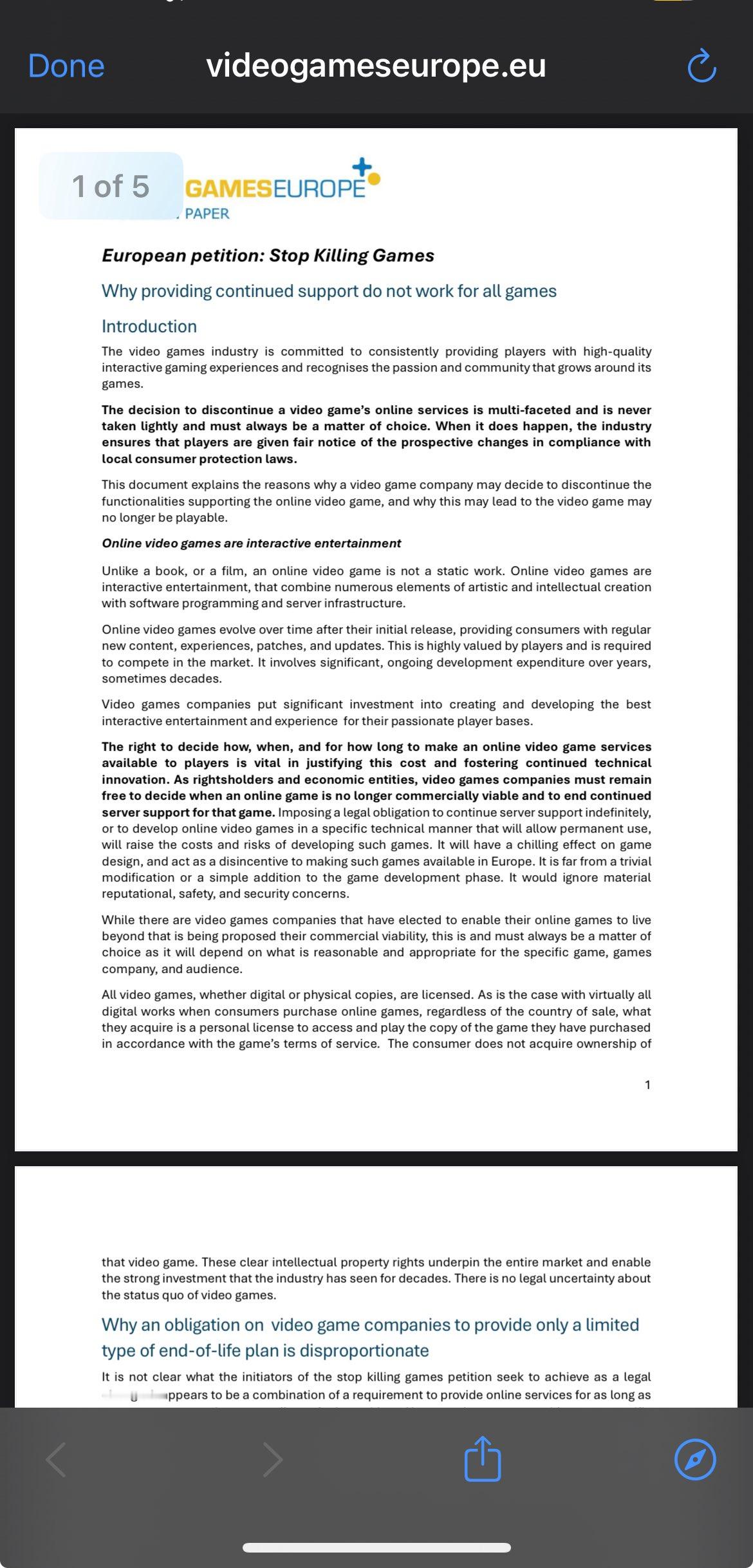【欧洲电子游戏协会反对“停止杀死游戏”运动】欧洲电子游戏协会（Video Gam