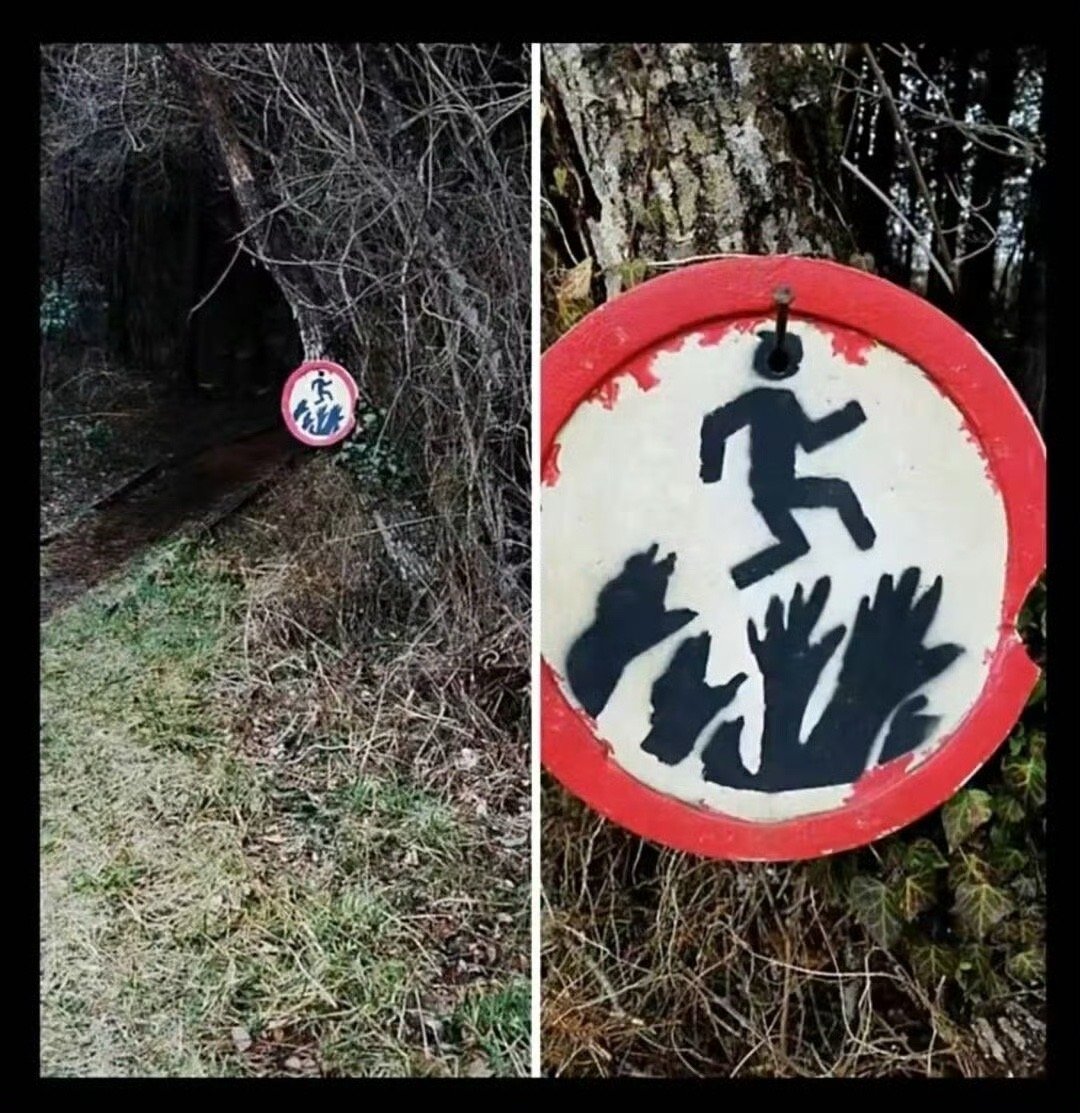 一些让人害怕的标语 ​​​
