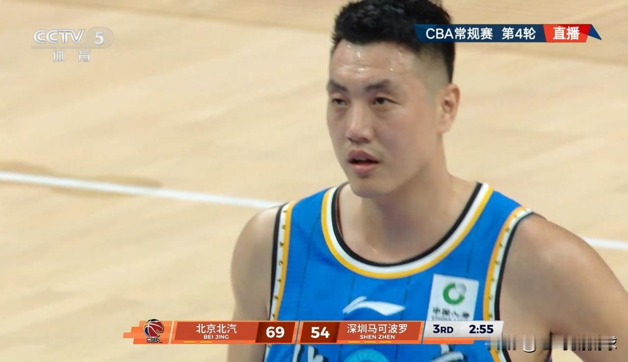 北京北汽老将翟晓川真是宝刀不老！在今天北京北汽主场以104：88大胜深圳马可波罗