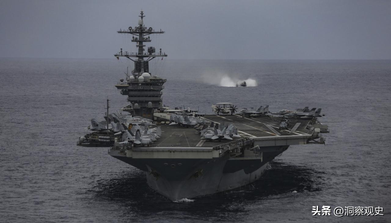 特朗普夸下海口：仅在一天内，就有101枚导弹射向林肯号航母，这些导弹全部被拦截！