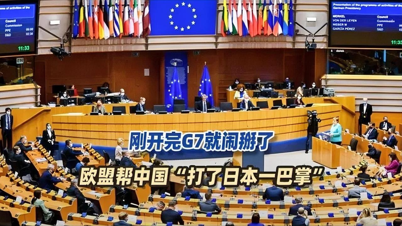 刚开完G7就闹掰了，欧盟突然开麦，帮中国“打了日本一巴掌”