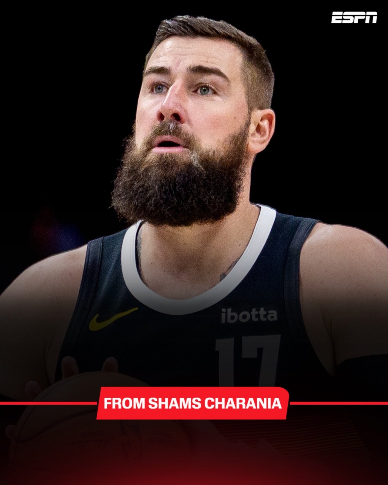 ➡掘金最近是犯天条了吗？约老师替补也伤！Shams：瓦兰丘纳斯右小腿拉伤 4周后