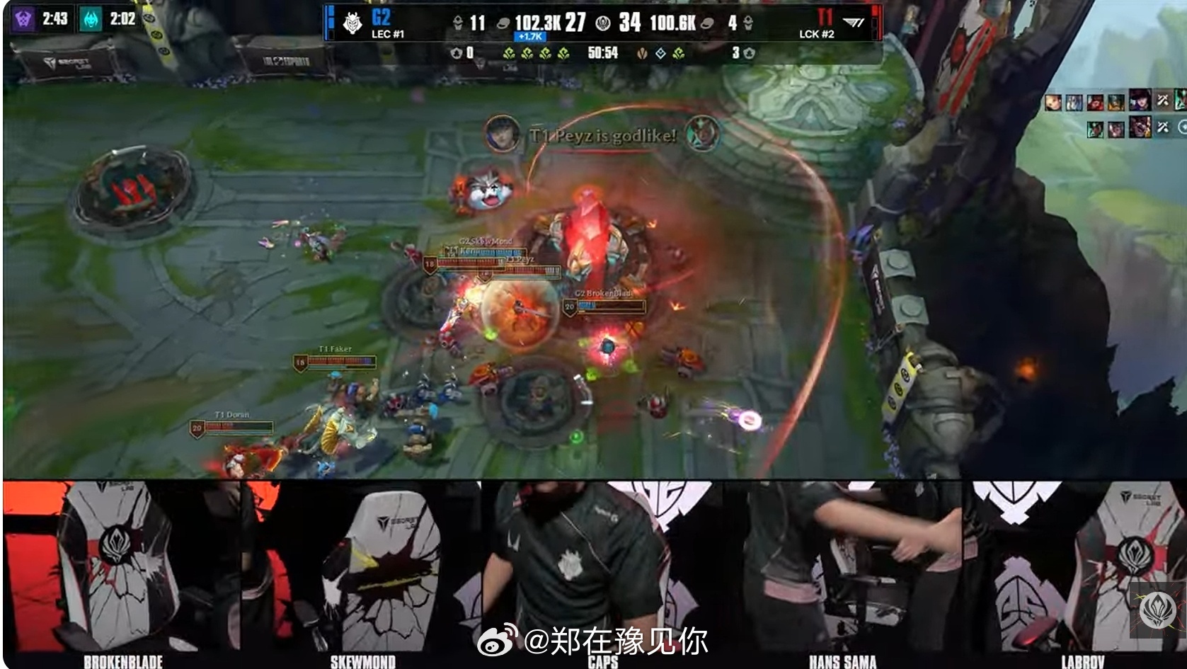 t1发文告别2026msi T1淘汰，G2战胜T1这是G2时隔2439天再次在B