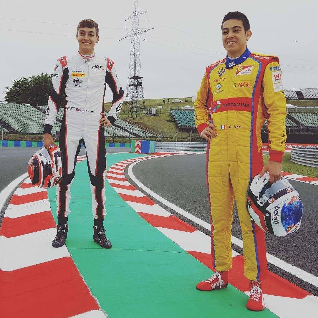 乔治拉塞尔 🩵 GR63乔治通鉴 2017年GP3时期旧照 - 日常P1 - 