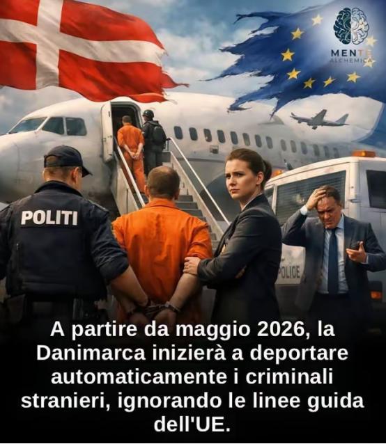 丹麦女首相宣布从今年5月1日起，打破欧洲移民罪犯潜规则。
 
这事儿在欧洲圈里算