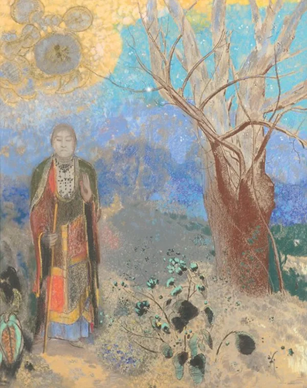 奥迪隆·雷东《佛陀》1904 年奥赛博物馆
	
