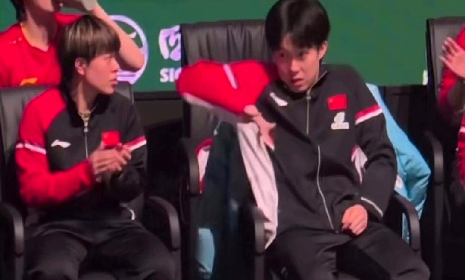 大头和大迪在场边这聊得也太嗨了吧？
 

以前总觉得国乒队内气氛严肃，但这回成都