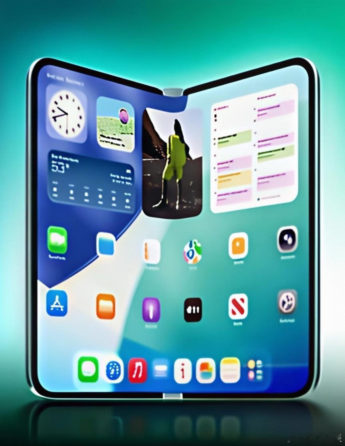 iPhone18Fold中框曝光简单来说就是为了减轻重量采用钛、铝合金混合金属框