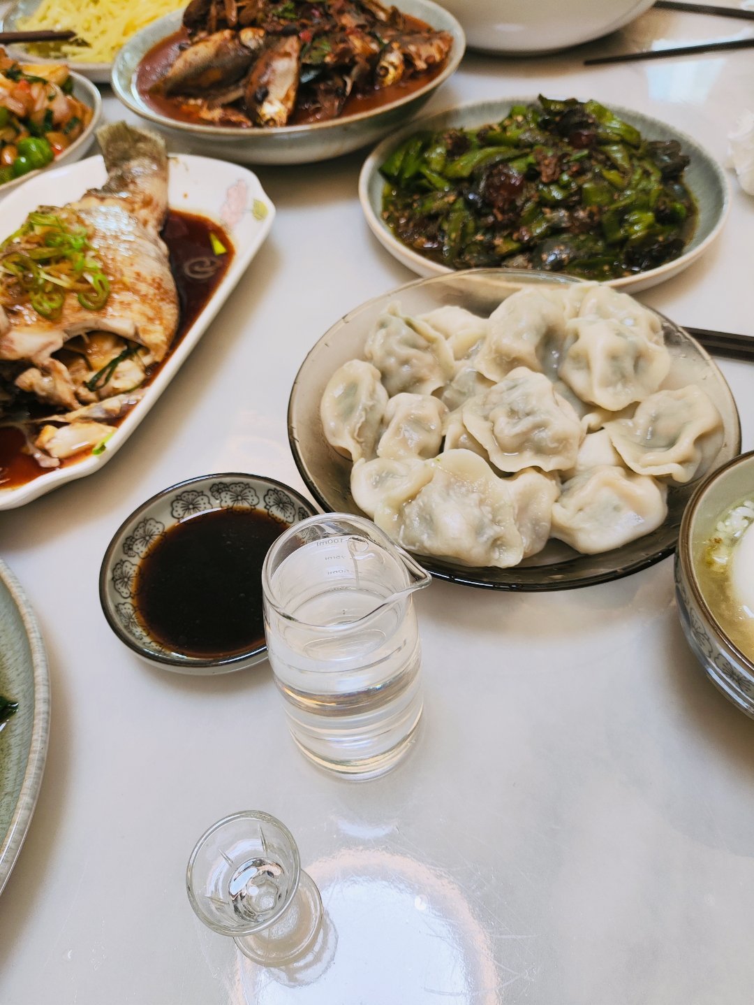 冬至一份饺子，随意小酌二两，时间如此飞快，悠忽又是一载