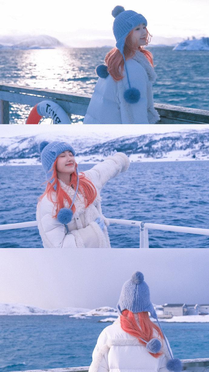 毛晓彤一半雪山一半大海plog 毛晓彤一半雪山一半大海plog，自在感受美景和美