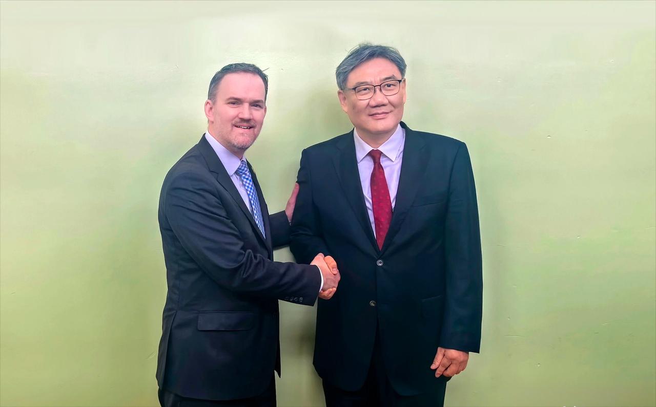 当地时间3月26日，中国商务部部长王文涛在喀麦隆雅温得出席世贸组织第14届部长级