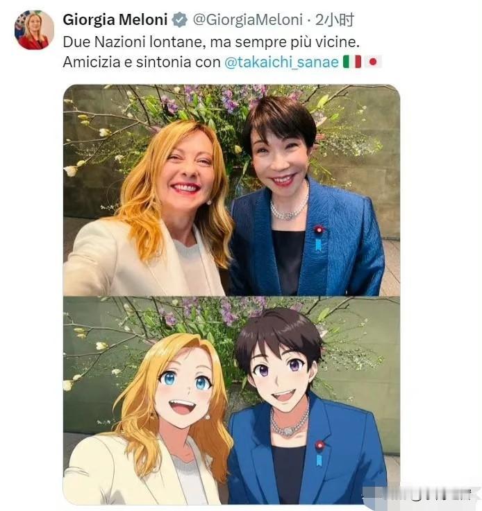 以前总是说，
三个女人一台戏。
现在发现，时代变了，
两个女人就已经是一台戏了！