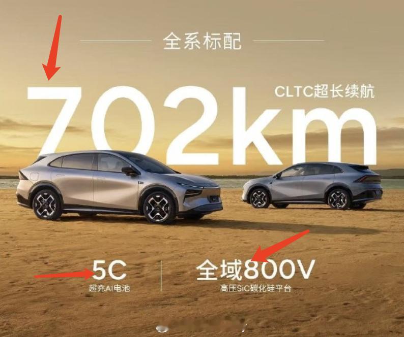 虽然小鹏G7还没上市常看到5C和800V主要是降本之后这些做到标配如果要是家用车
