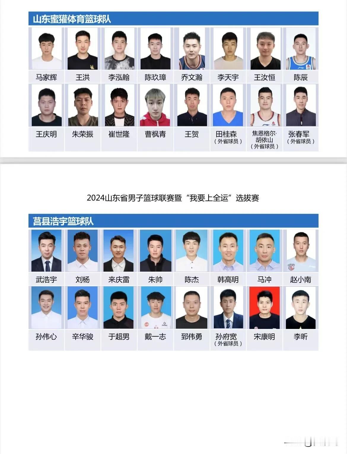 好运山东2024年山东省男子篮球联赛暨“我要上全运”选拔赛将分别在两个赛区举办赛