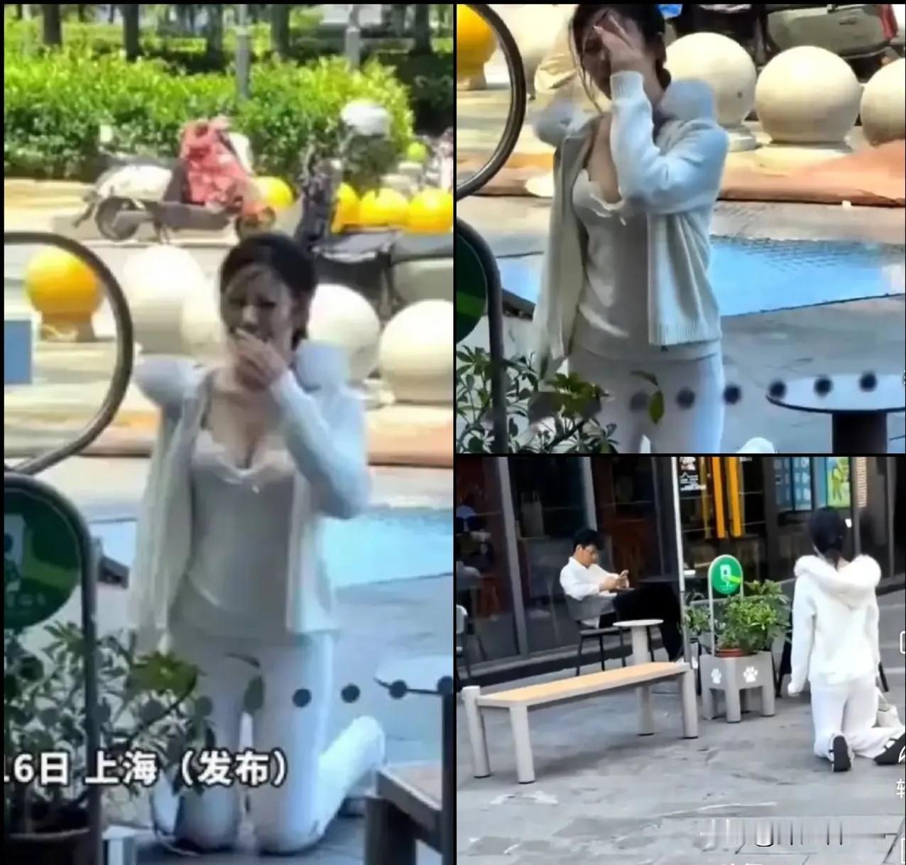 5月16日上海女子星巴克门口下跪的真相
要么是男子实力摆在那里
要么就是女的犯了