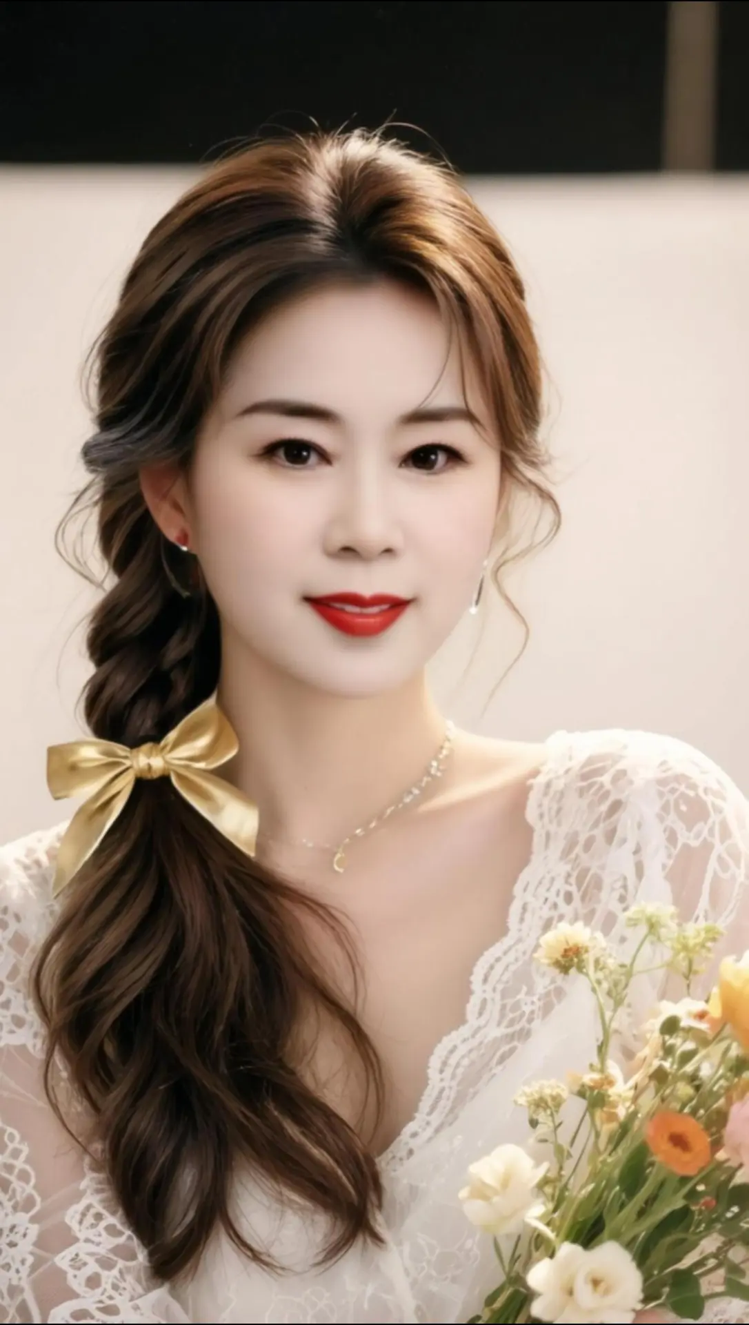 AI甜美蝴蝶结写真 ai创作