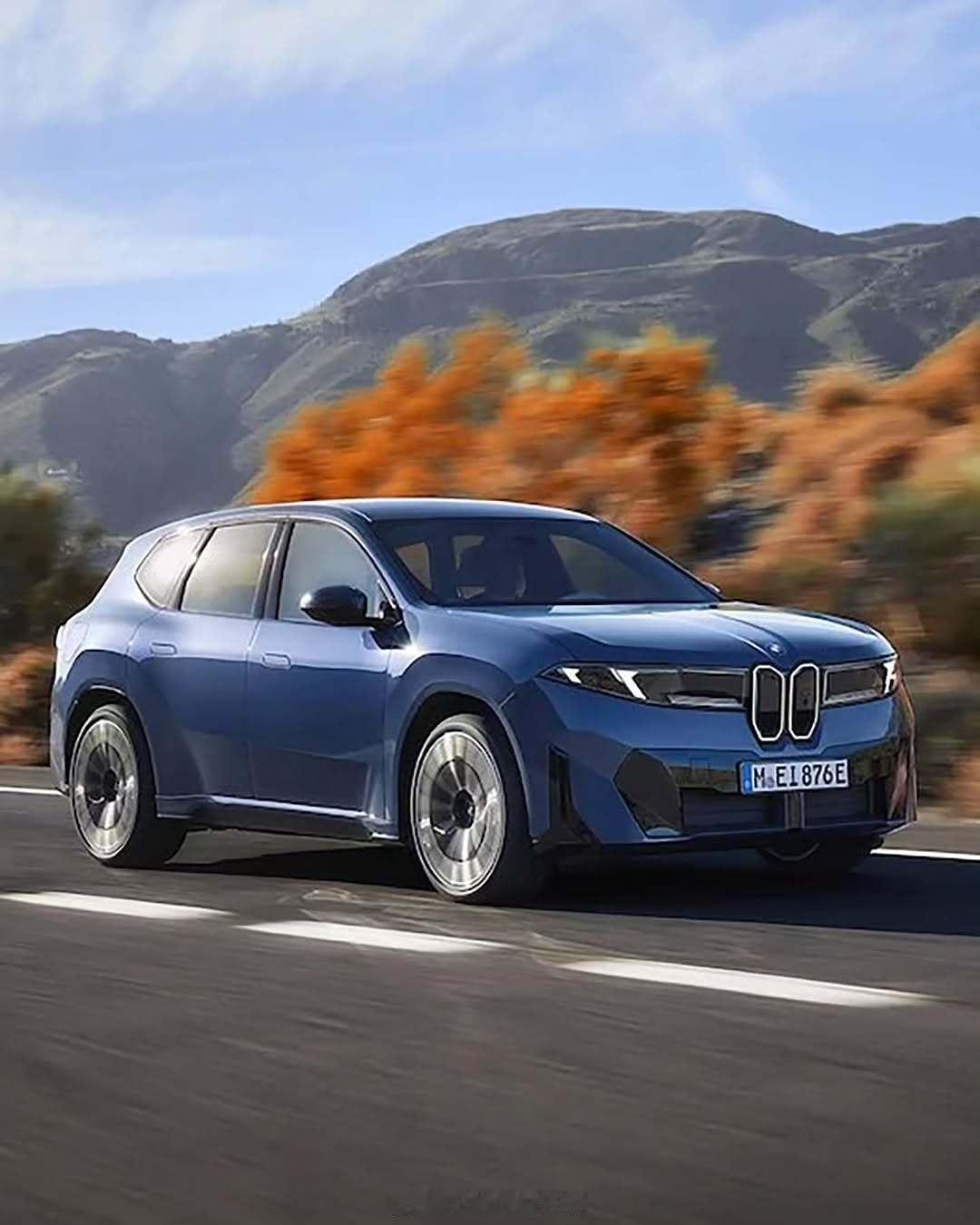 BMW iX3官图曝光，今天下午16点30分全球首发[憧憬]智能驾趣宝马新世代 