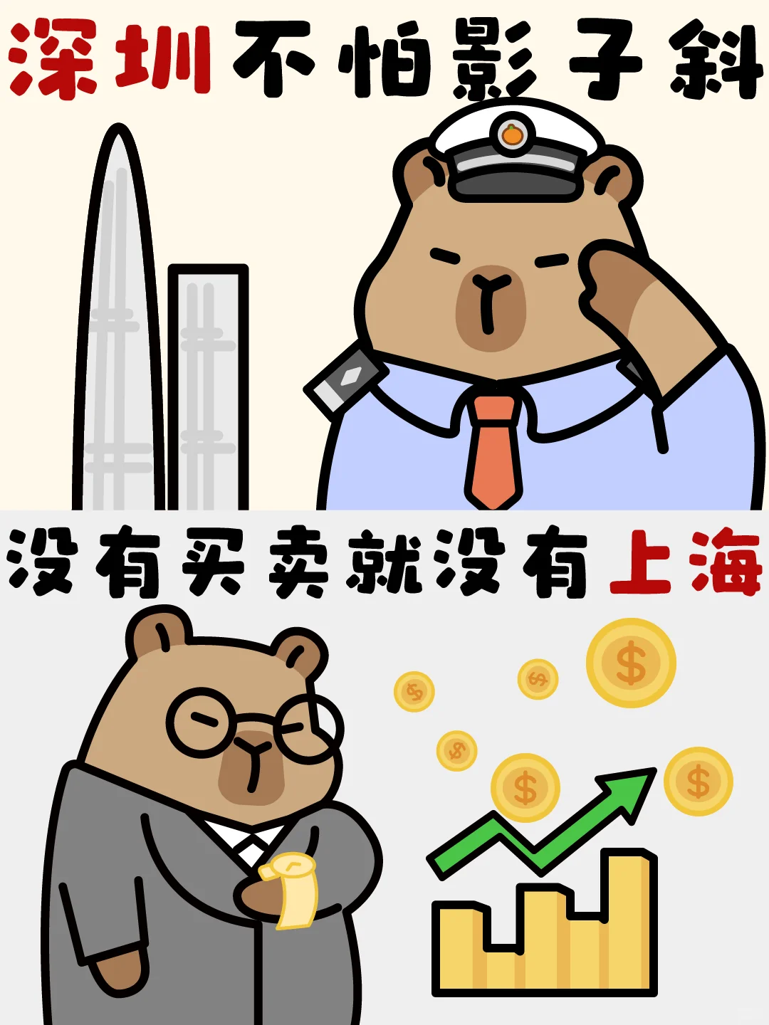 城市谐音梗表情包-卡皮巴拉✨