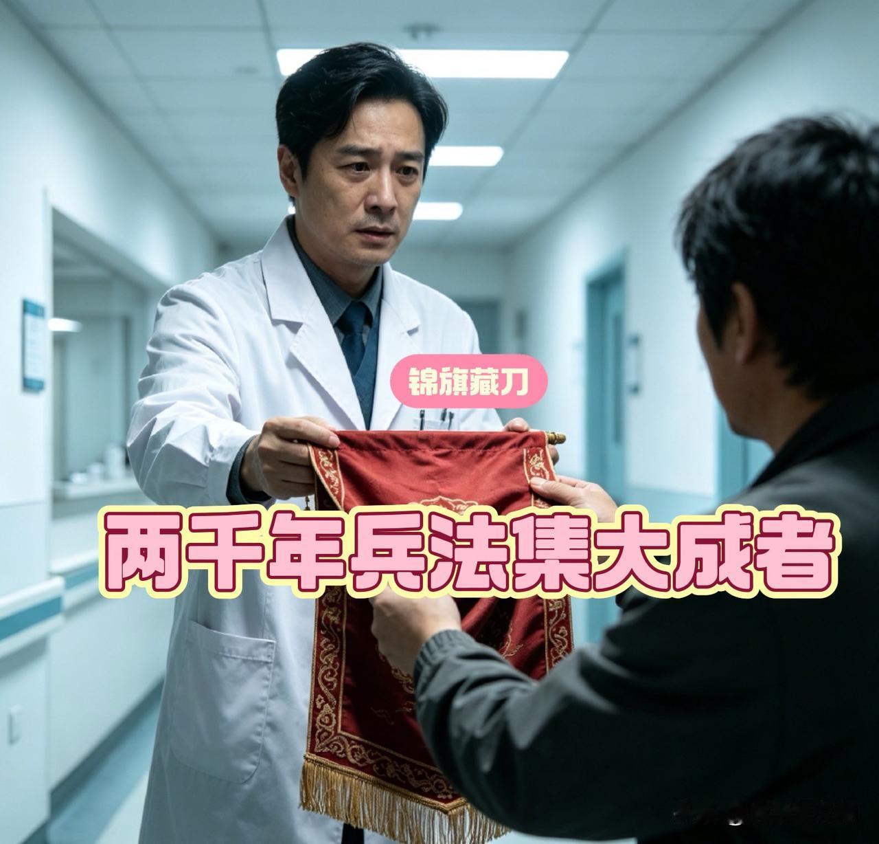 锦旗藏刀，两千年兵法集大成者
这个锦旗藏刀真是惊吓到我了，医患矛盾怎么到了今天这