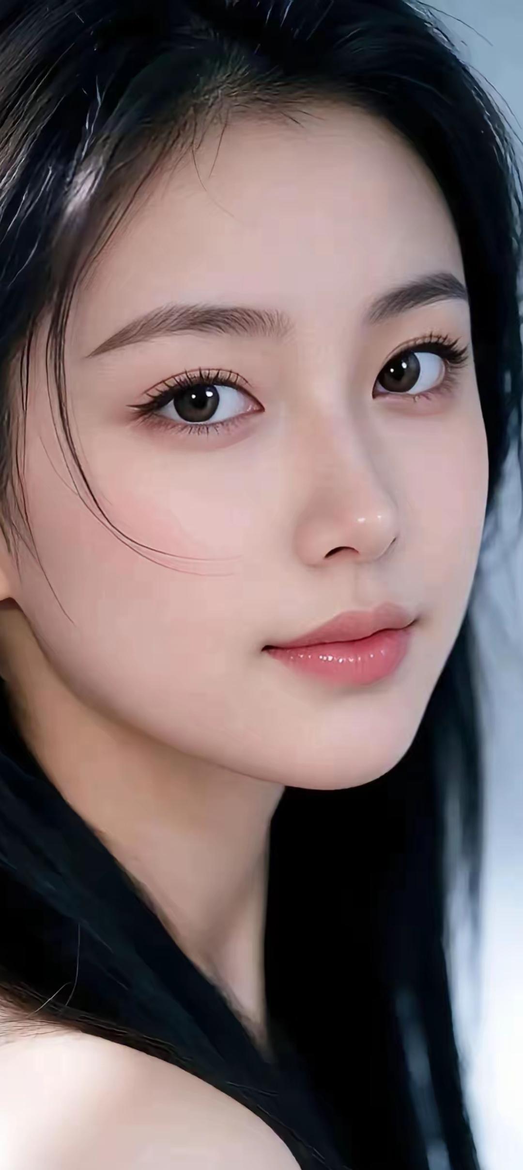 温柔眼眸，黑发如瀑，岁月静好。