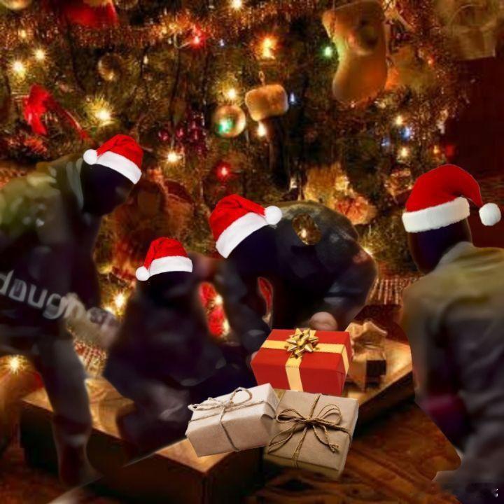 乌军🇺🇦战士赠送俄军🇷🇺圣诞礼物。在一年一度的圣诞节中，善良的乌克兰战士