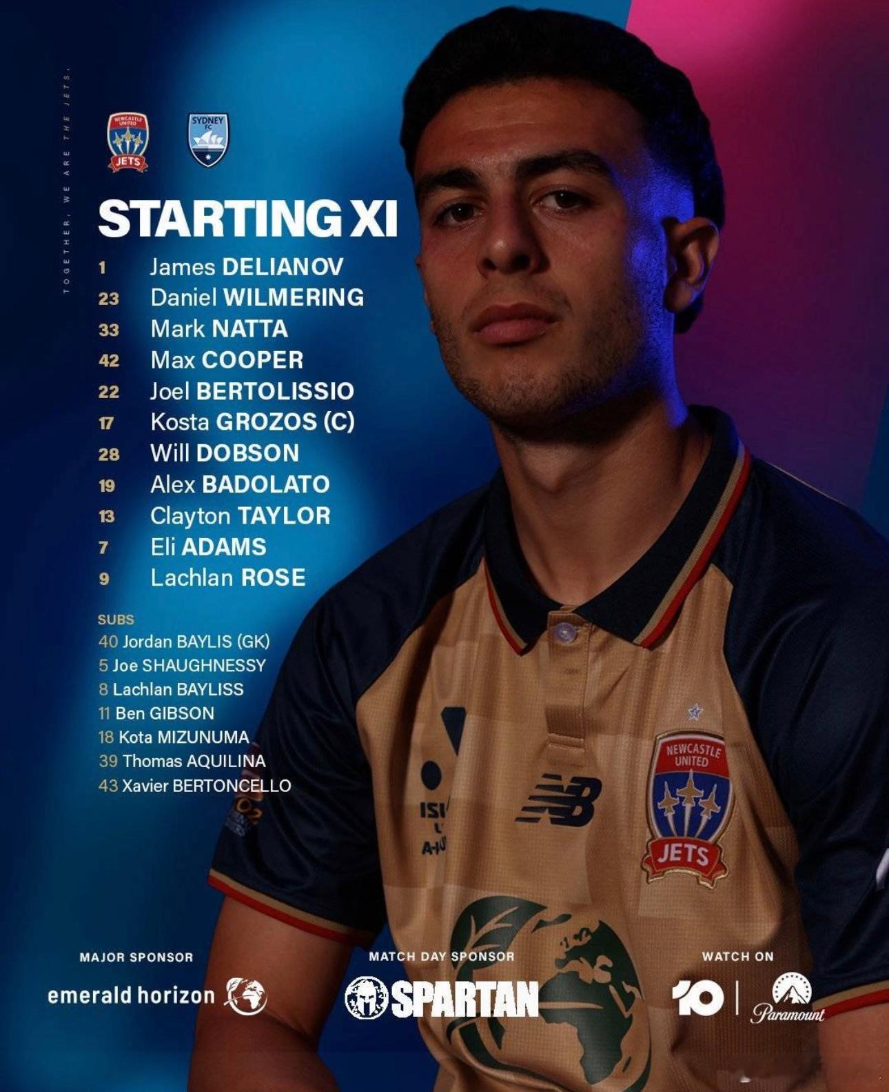 12月20日讯 25/26赛季澳超联赛第9轮，纽卡斯尔喷气机vs悉尼FC即将在今