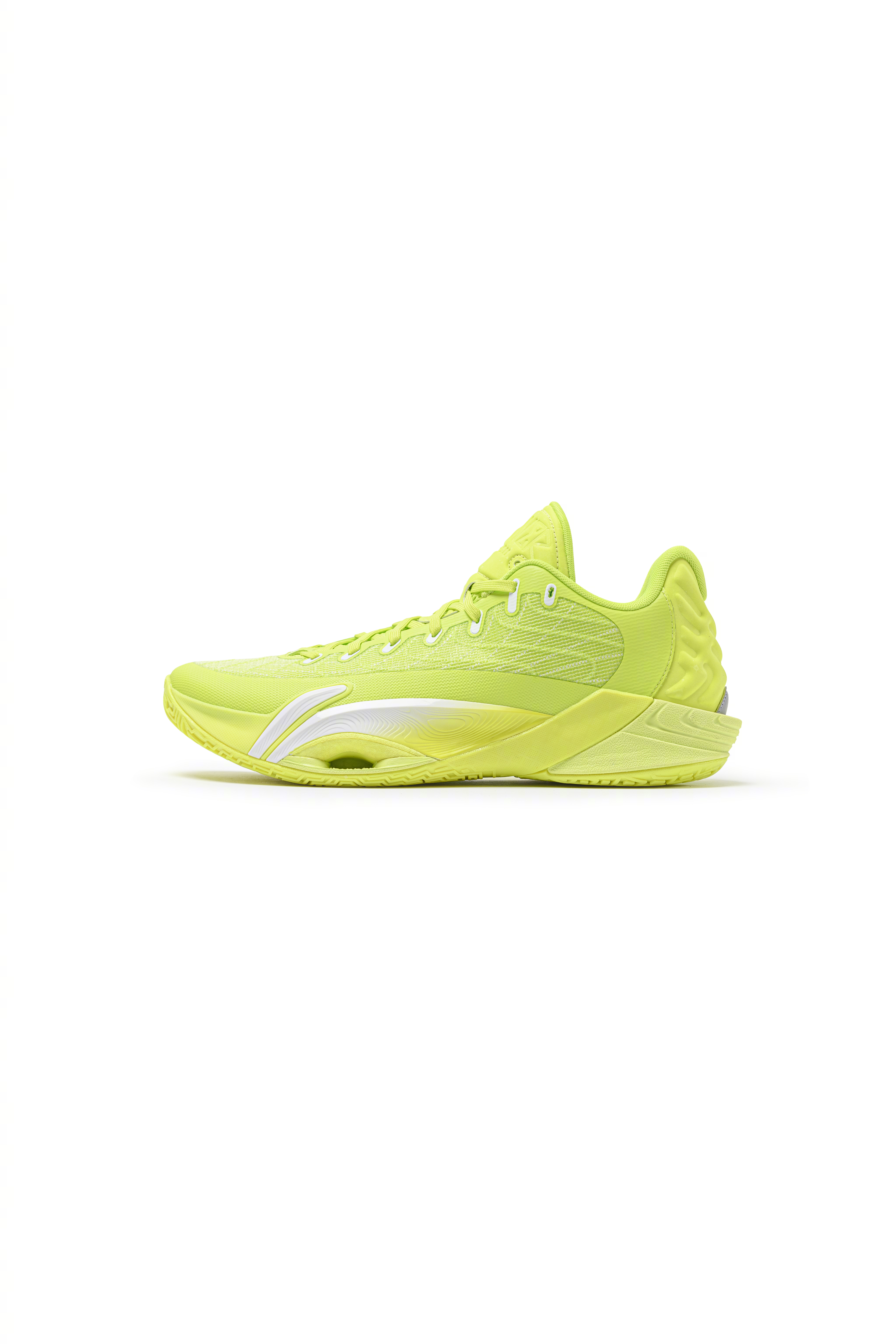 CBA鞋视角 LI-NING POWER XII PE齐麟今天穿了双荧光绿色的空