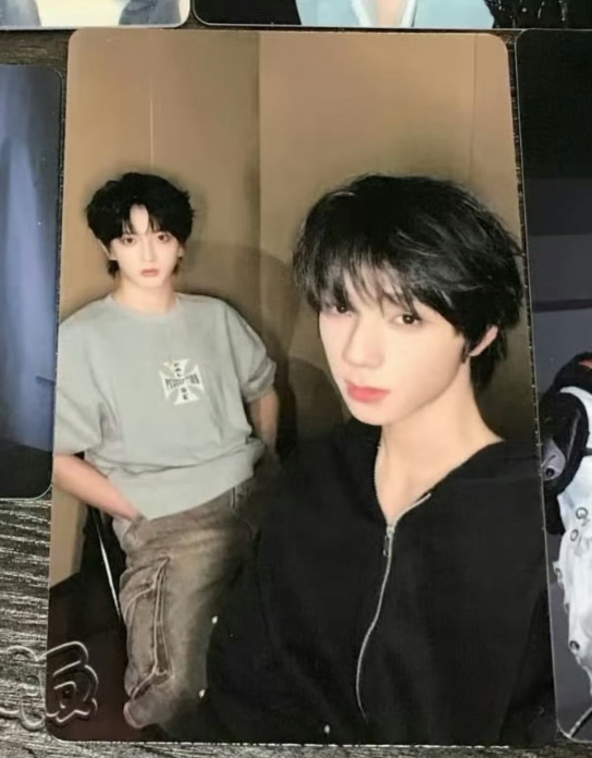 橹穆双人卡王橹杰 穆祉丞新音双人小卡私服的合照📸橹穆私服合照