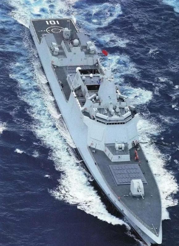 055大驱在世界属于什么水平？这么说吧，有16艘055的时候，地球上没有国家想跟