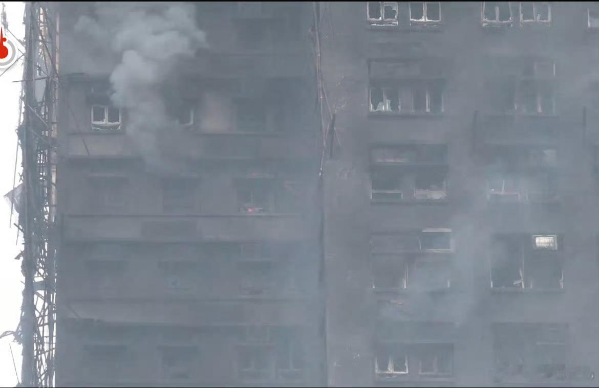 香港火灾最新画面 