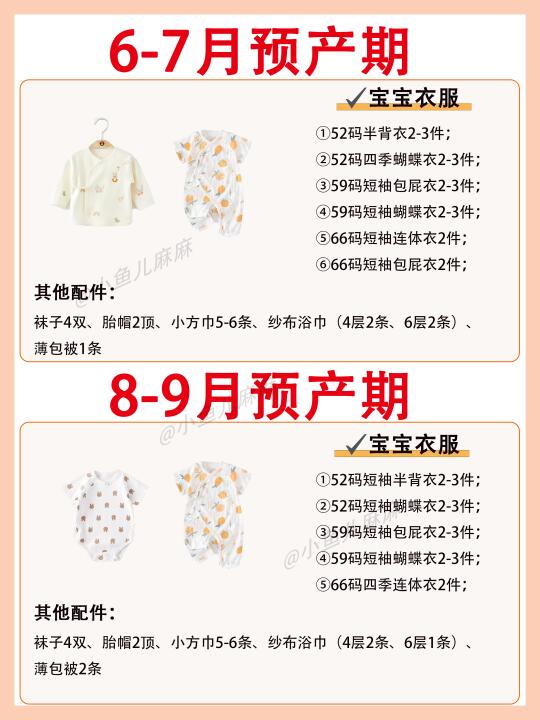 👶新生儿衣服囤货指南｜新手爸妈抄作业！