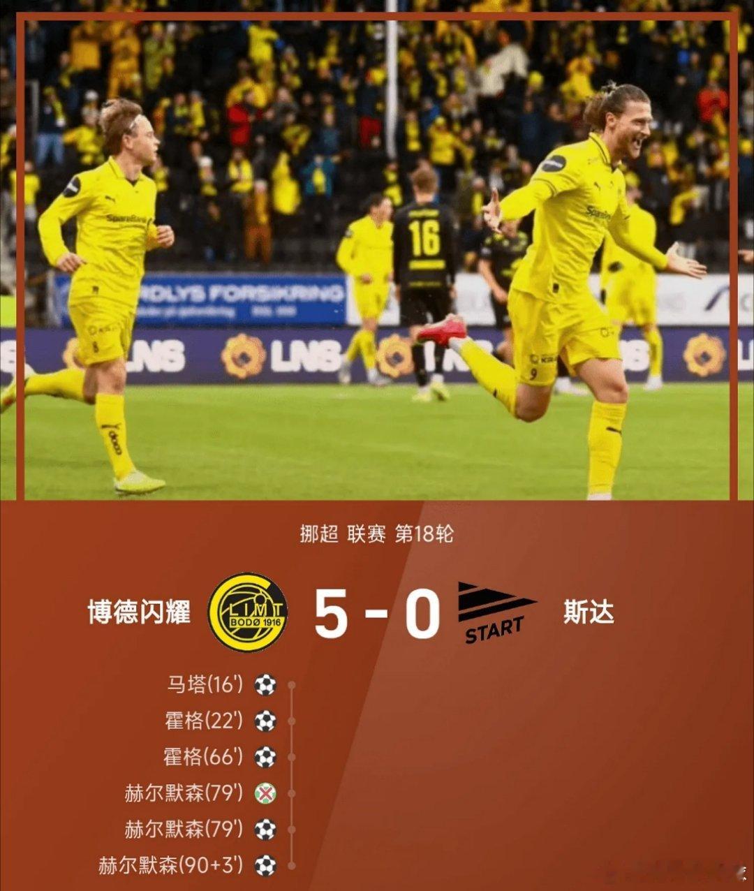 王一博85号车手任意状态05月01日讯 26赛季挪超联赛第18轮，博德闪耀5-0