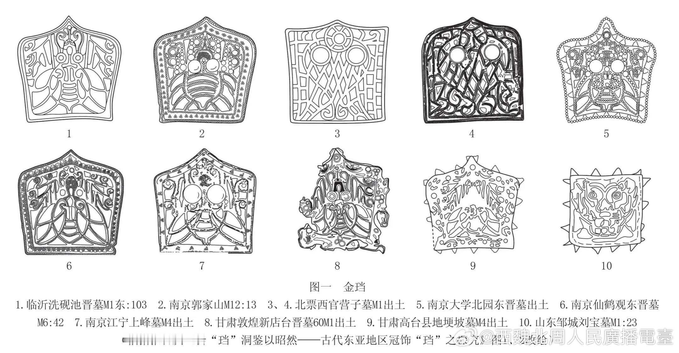 魏晋考古 考古与文物 ‖ 孙爱芹：两晋十六国时期金珰相关问题分析网页链接关键词：