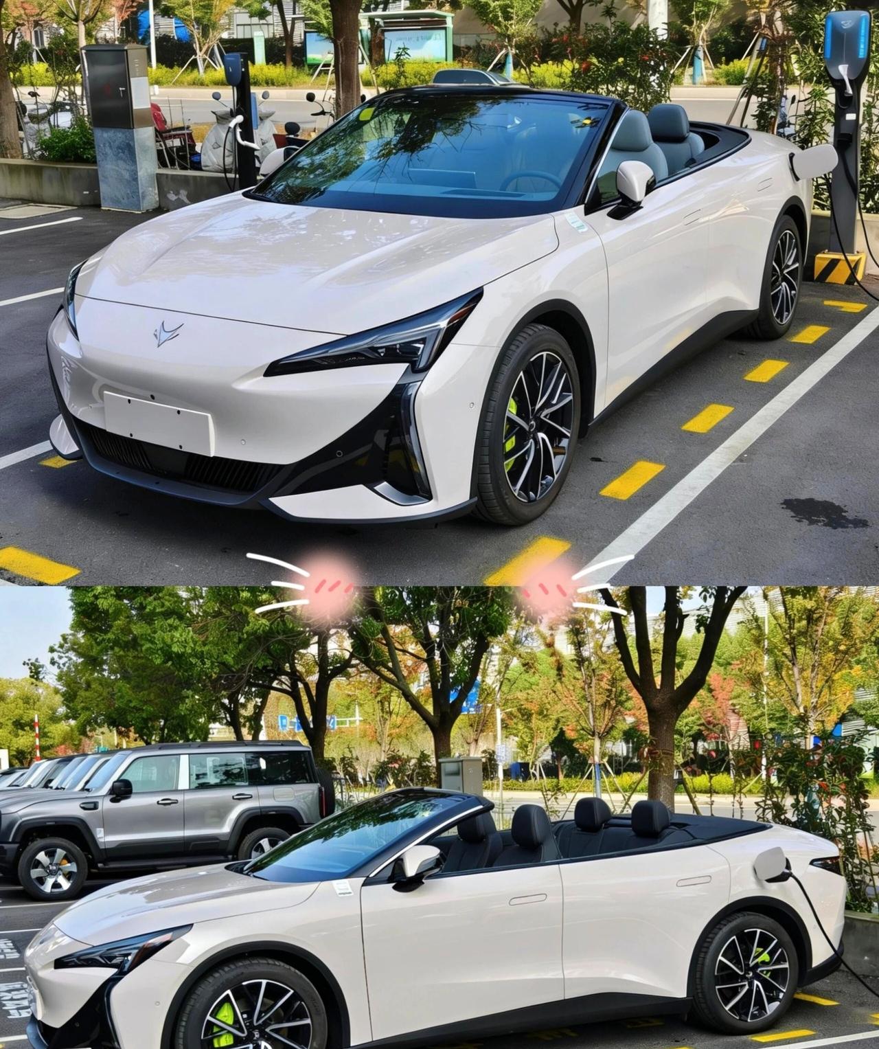 极狐阿尔法S5敞篷版｜帅到犯规！家人们谁懂啊！极狐阿尔法S5敞篷版这颜值直接鲨疯