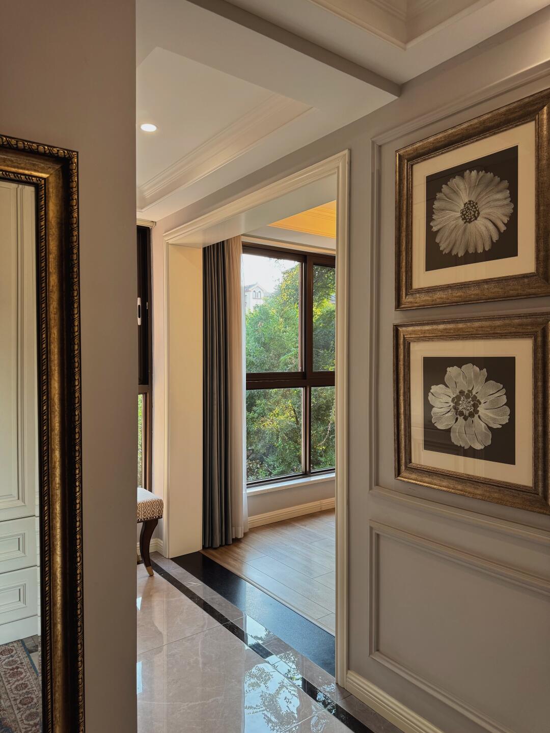 早上出门前的家