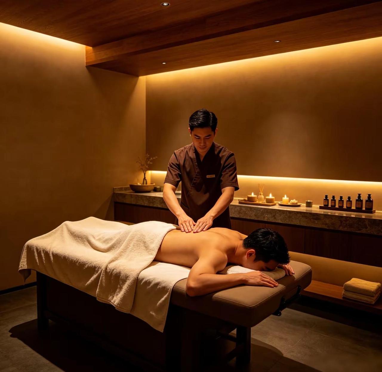 南宁：同步养生馆人体高质量spa 男性舒缓spa 高级感氛围spa 按摩界天花板