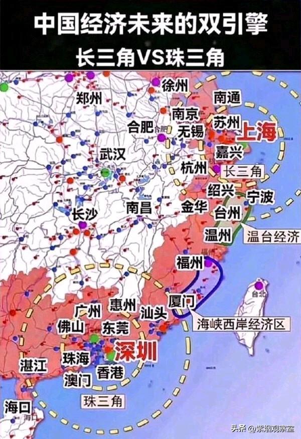 长三角经济同样顶尖，为啥堵到挪不动的珠三角，还挤满全国各地打工人？
 
很多人心
