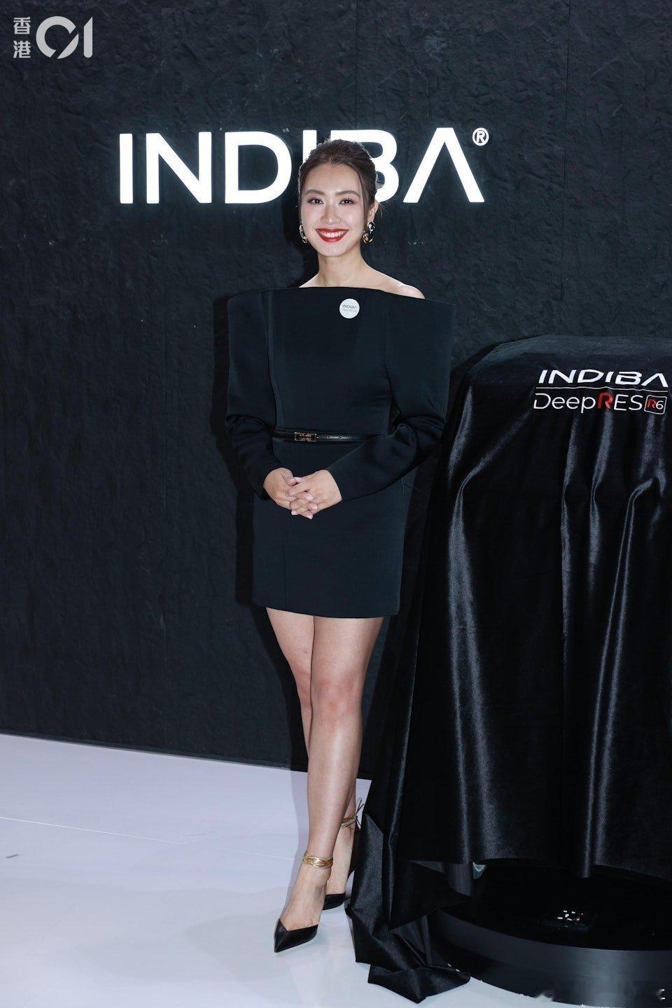 香港會議展覽中心現正舉行亞洲美容展，港姐季軍朱千雪（Tracy）獲邀為美容品牌站