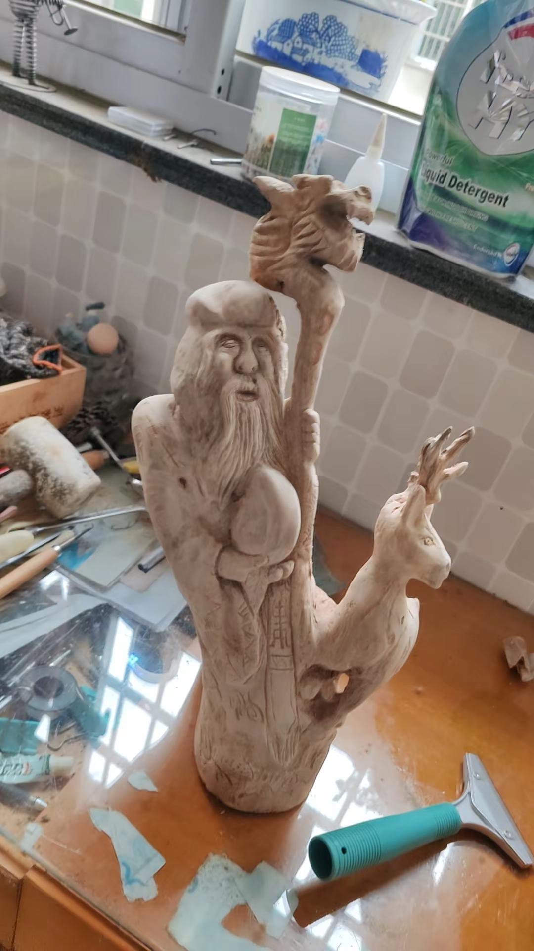 手工艺术作品 朽木巧作 中国根雕文化