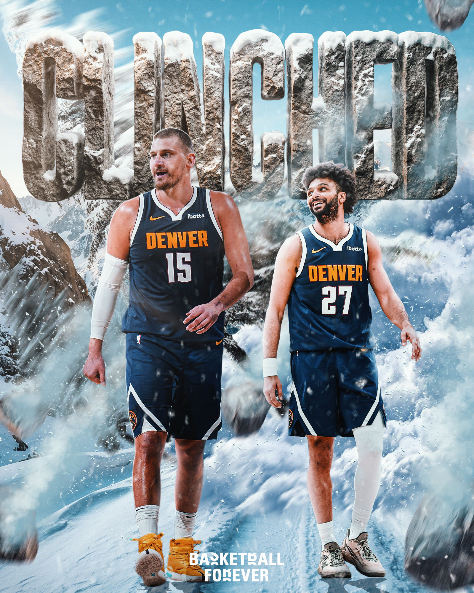 掘金也锁定季后赛了，有没有可能和湖人相遇🈶湖人提前7场锁定季后赛席位